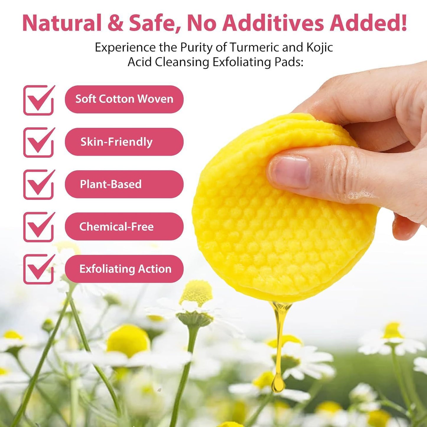 Turmeric + Kojic acid Glow Pads