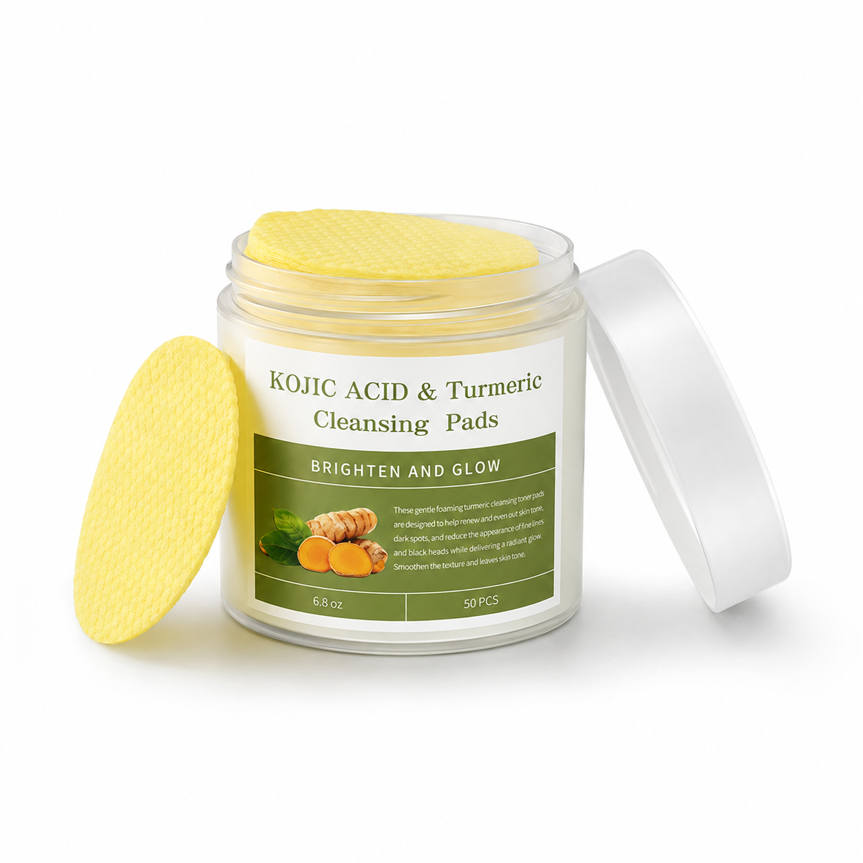 Turmeric + Kojic acid Glow Pads