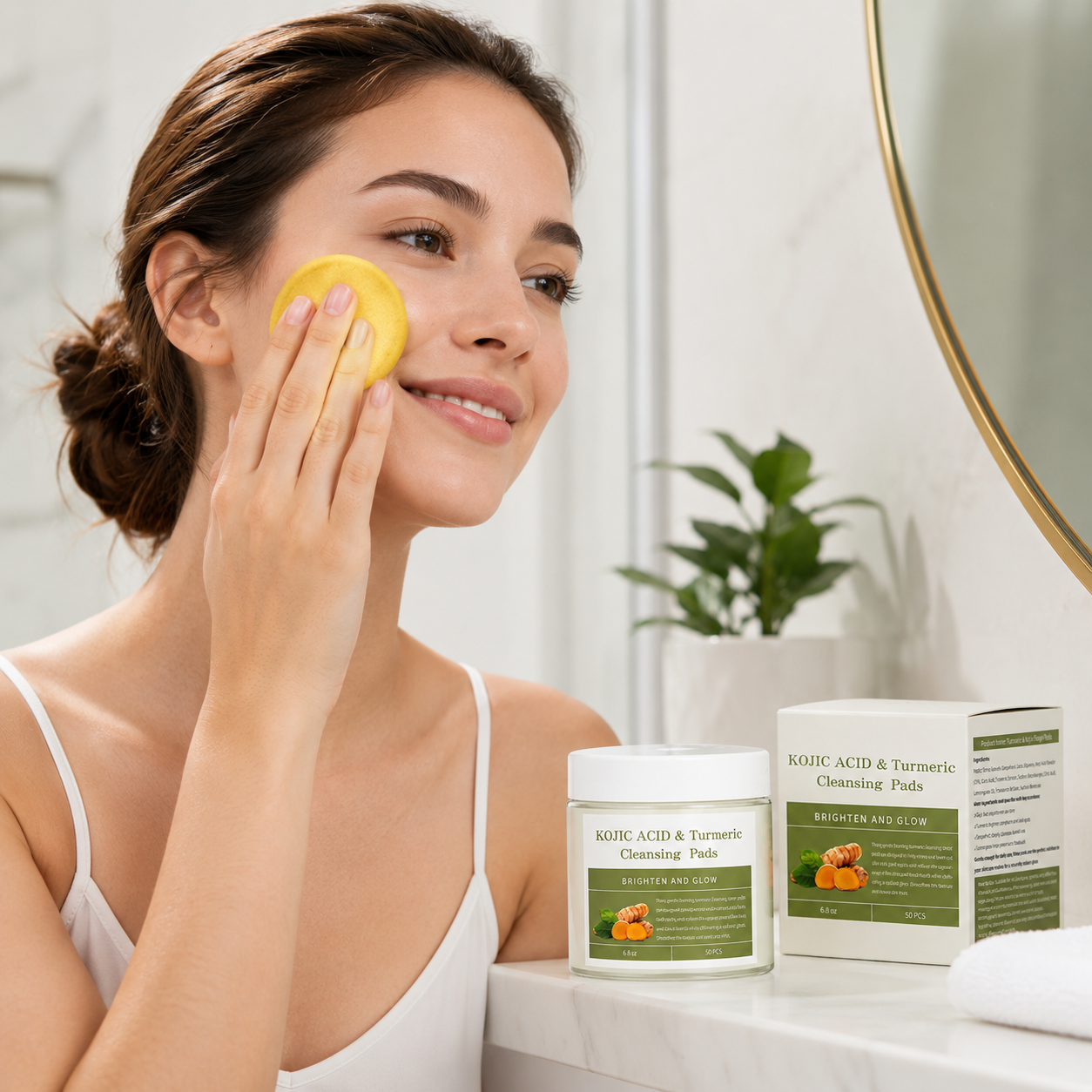 Turmeric + Kojic acid Glow Pads