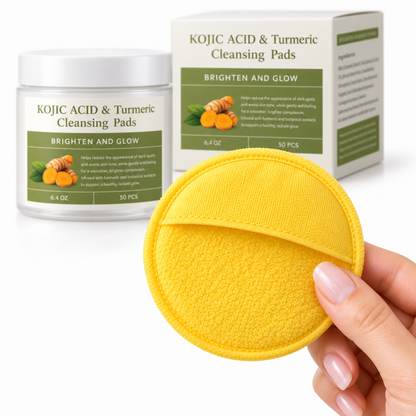 Turmeric + Kojic acid Glow Pads